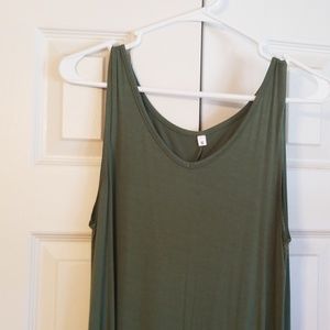 Soft and flowy green dress